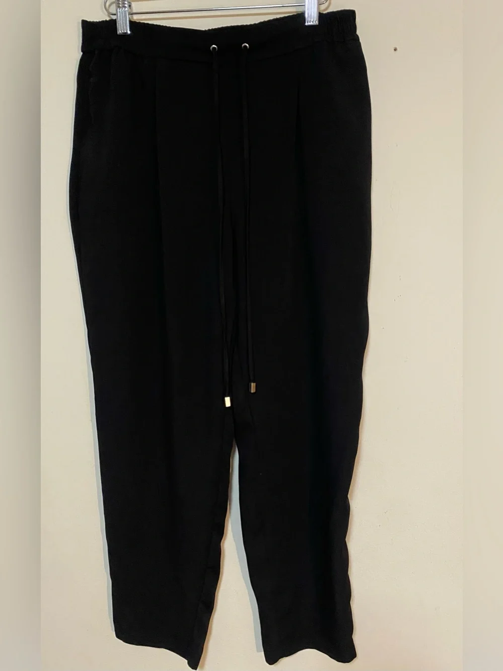 Black Women's Pull-On Jogger Pants - Picture 1 of 10